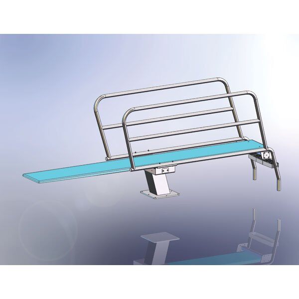 One Meter Short Dive Stand -1/2, 3/4 – Rear Access