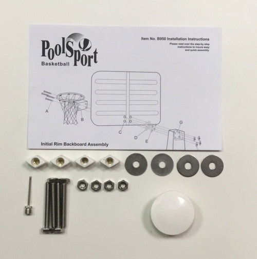 PoolSport Basketball Hardware (After July 2017)