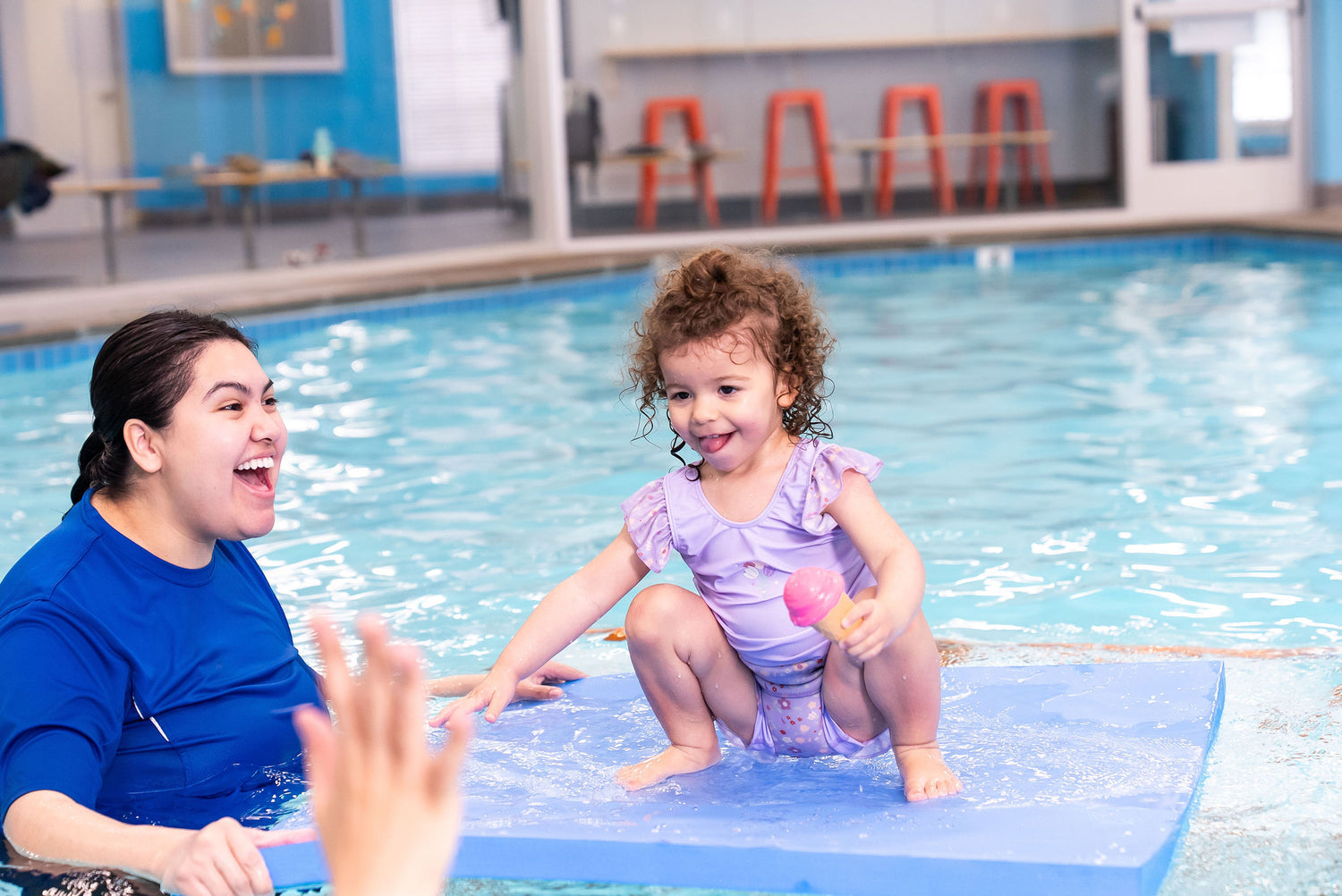 Aquamentor Rectangular Foam Floating Mat - Made in the USA - Durable Swim Training Aid