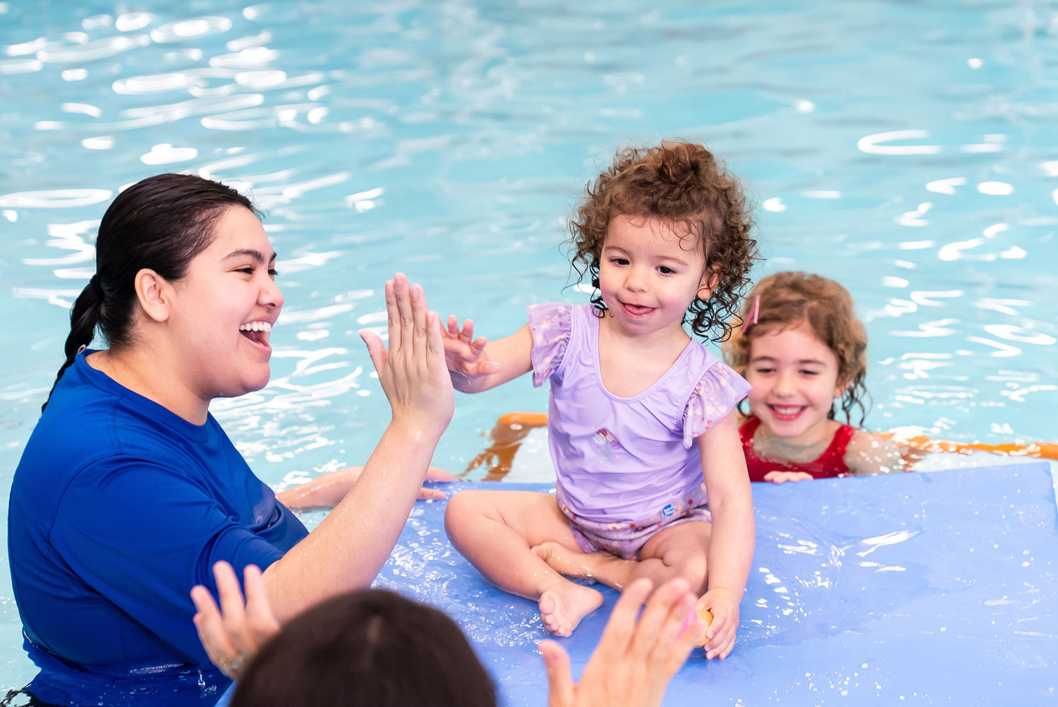 Aquamentor Rectangular Foam Floating Mat - Made in the USA - Durable Swim Training Aid