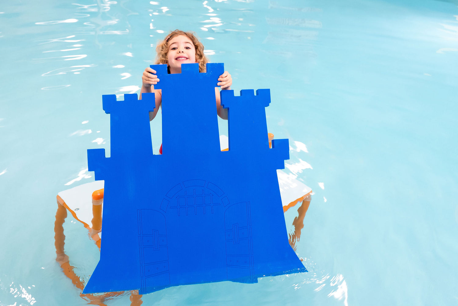 Poseidon’s Castle Foam Mat – Made in the USA – Safe, Fun Pool Play for Kids