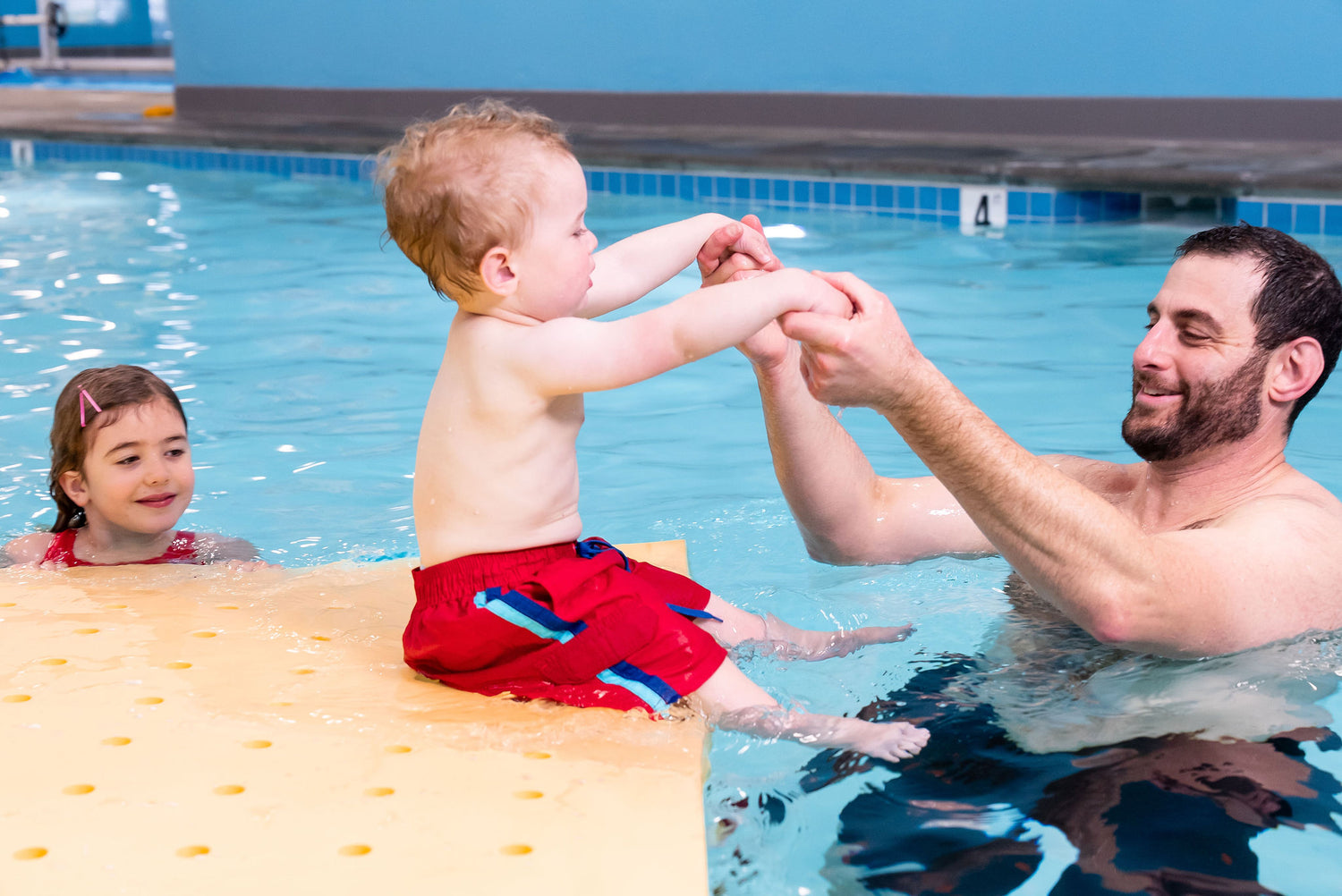 Swiss Cheese Foam Floating Mat – Made in the USA - Durable Swim Training Tool