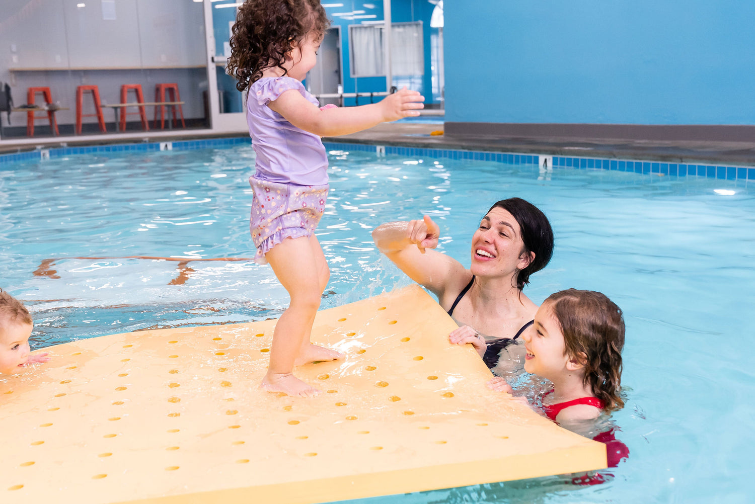 Swiss Cheese Foam Floating Mat – Made in the USA - Durable Swim Training Tool