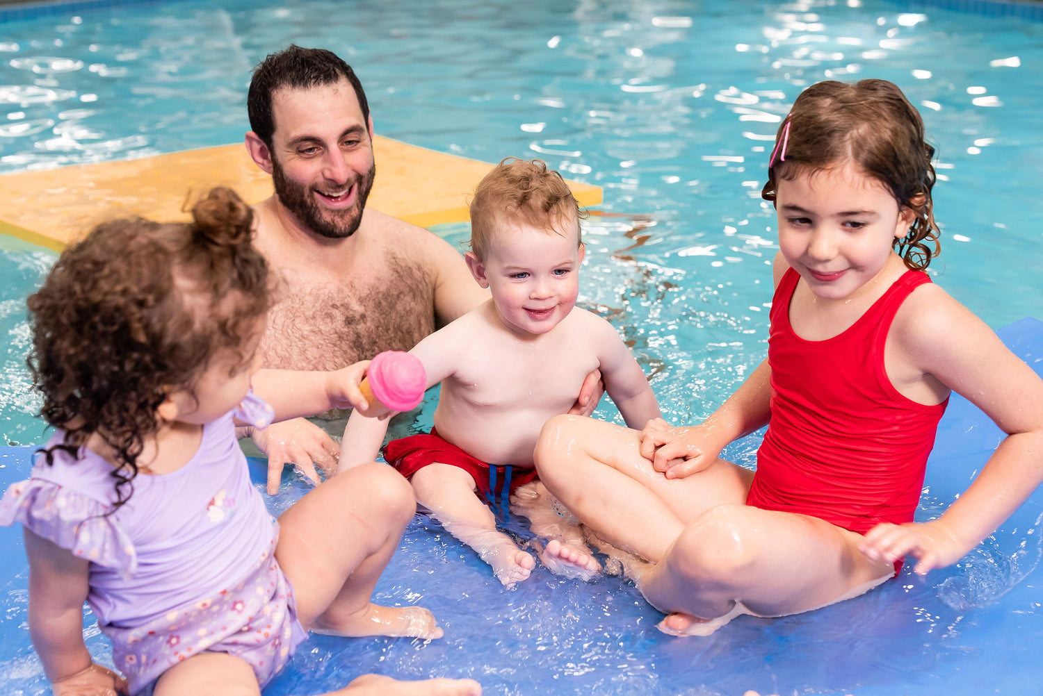 Aquamentor Rectangular Foam Floating Mat - Made in the USA - Durable Swim Training Aid