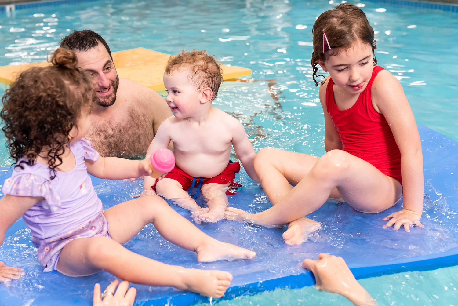 Aquamentor Rectangular Foam Floating Mat - Made in the USA - Durable Swim Training Aid