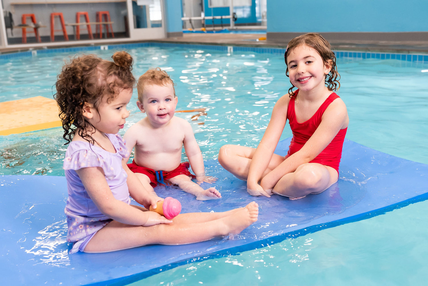 Aquamentor Rectangular Foam Floating Mat - Made in the USA - Durable Swim Training Aid