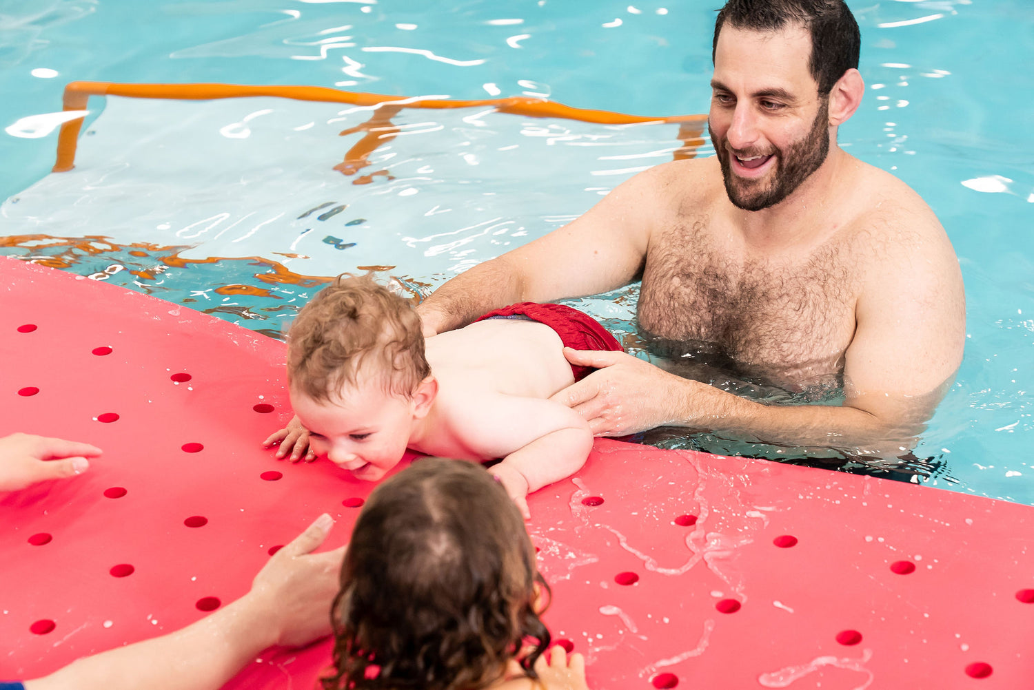 Swiss Cheese Foam Floating Mat – Made in the USA - Durable Swim Training Tool