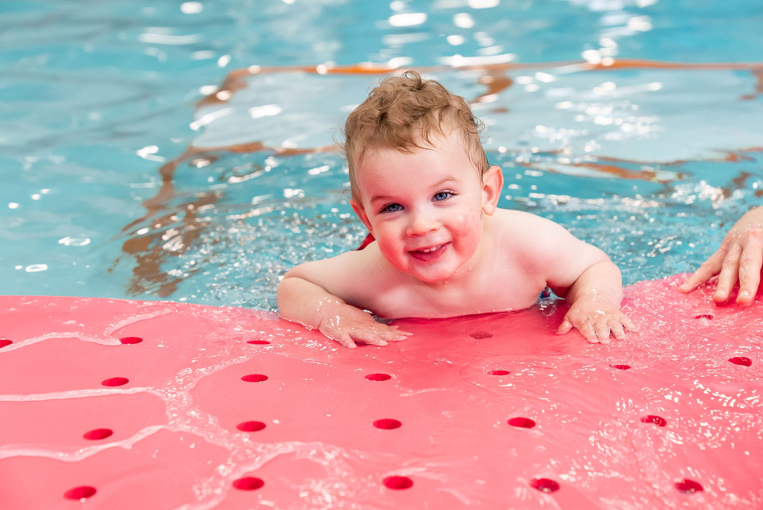 Swiss Cheese Foam Floating Mat – Made in the USA - Durable Swim Training Tool