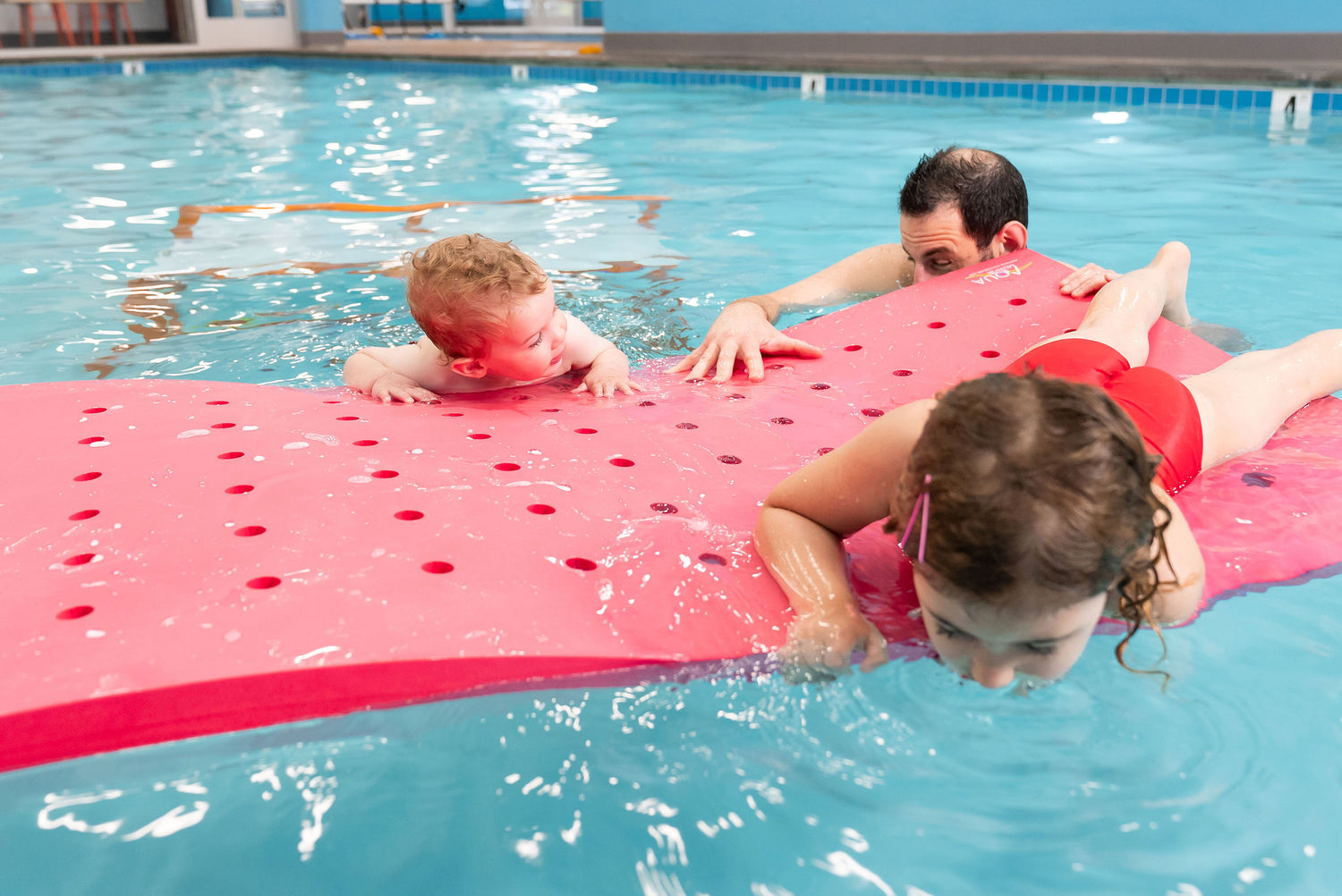 Swiss Cheese Foam Floating Mat – Made in the USA - Durable Swim Training Tool