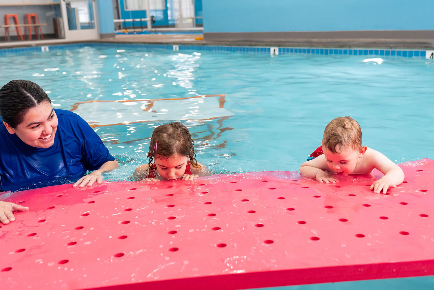 Swiss Cheese Foam Floating Mat – Made in the USA - Durable Swim Training Tool