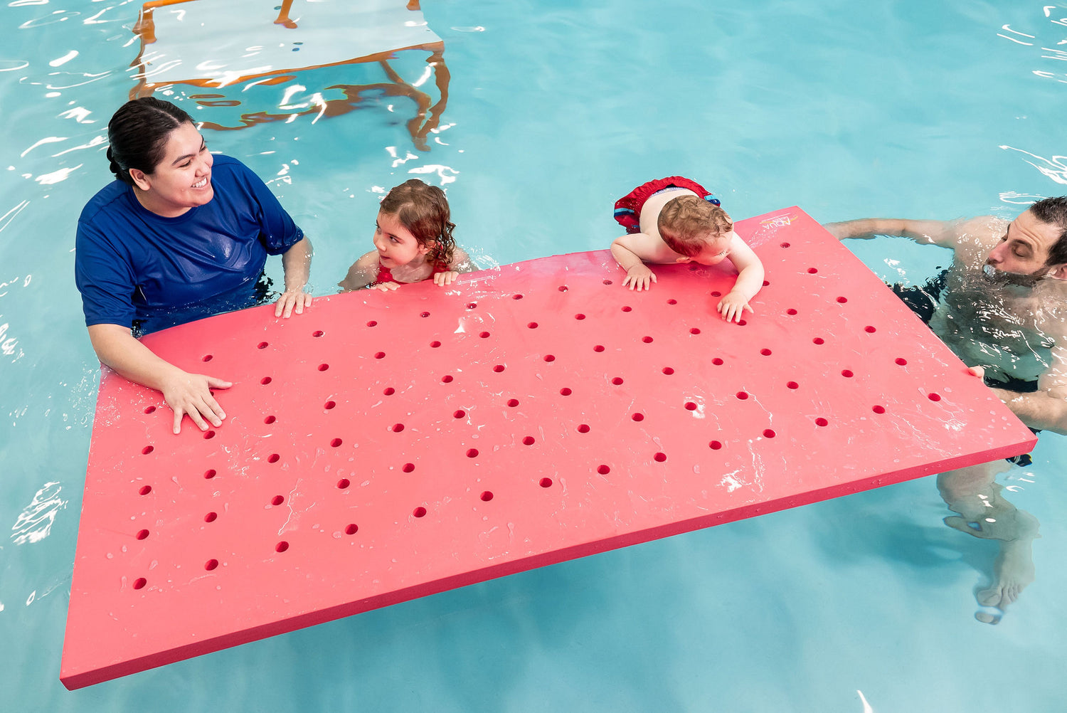 Swiss Cheese Foam Floating Mat – Made in the USA - Durable Swim Training Tool