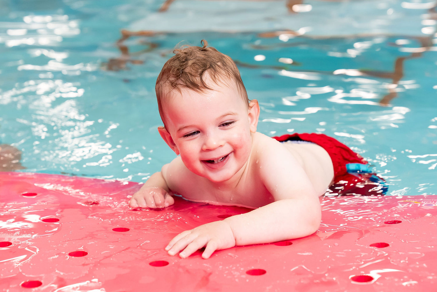 Swiss Cheese Foam Floating Mat – Made in the USA - Durable Swim Training Tool