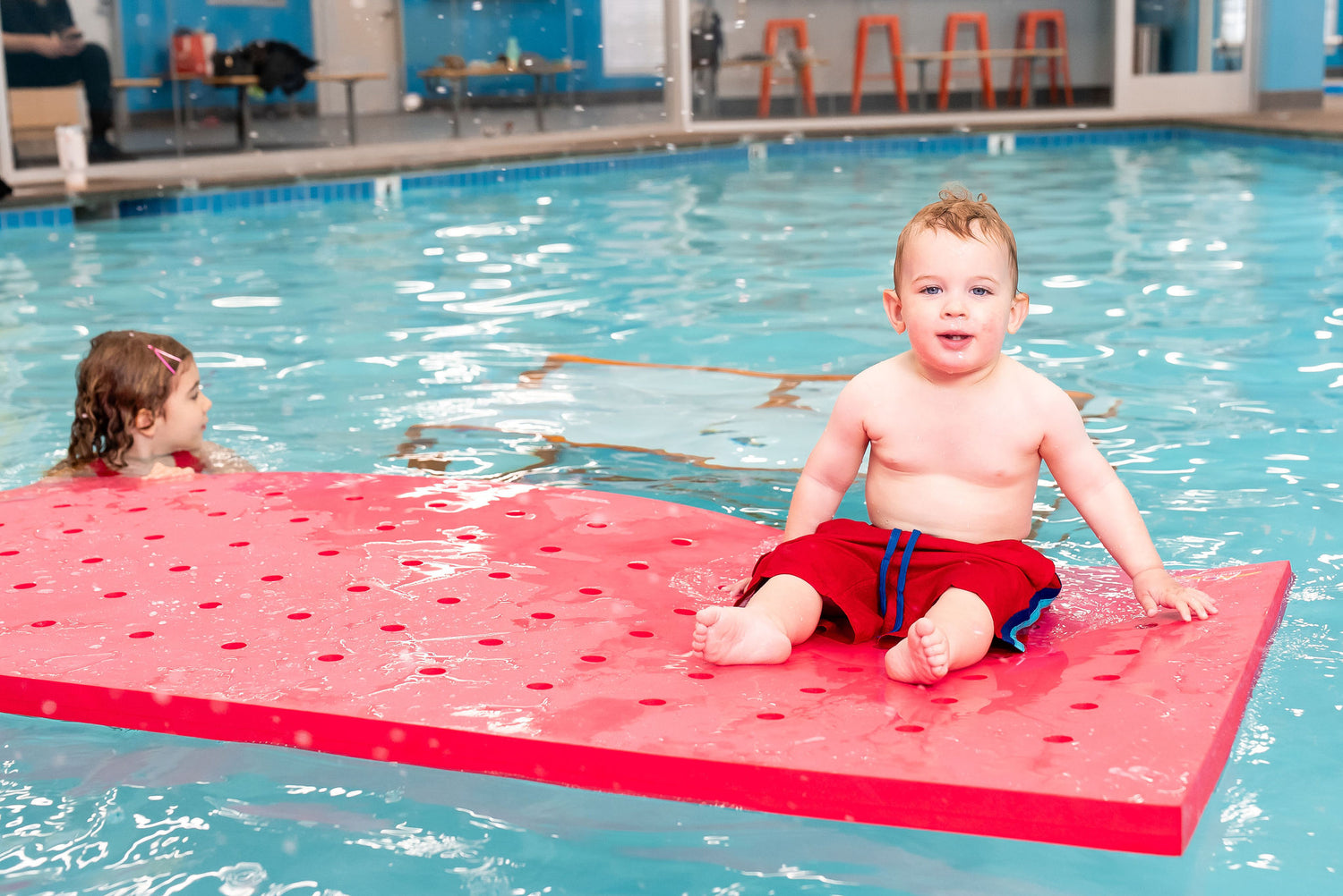 Swiss Cheese Foam Floating Mat – Made in the USA - Durable Swim Training Tool