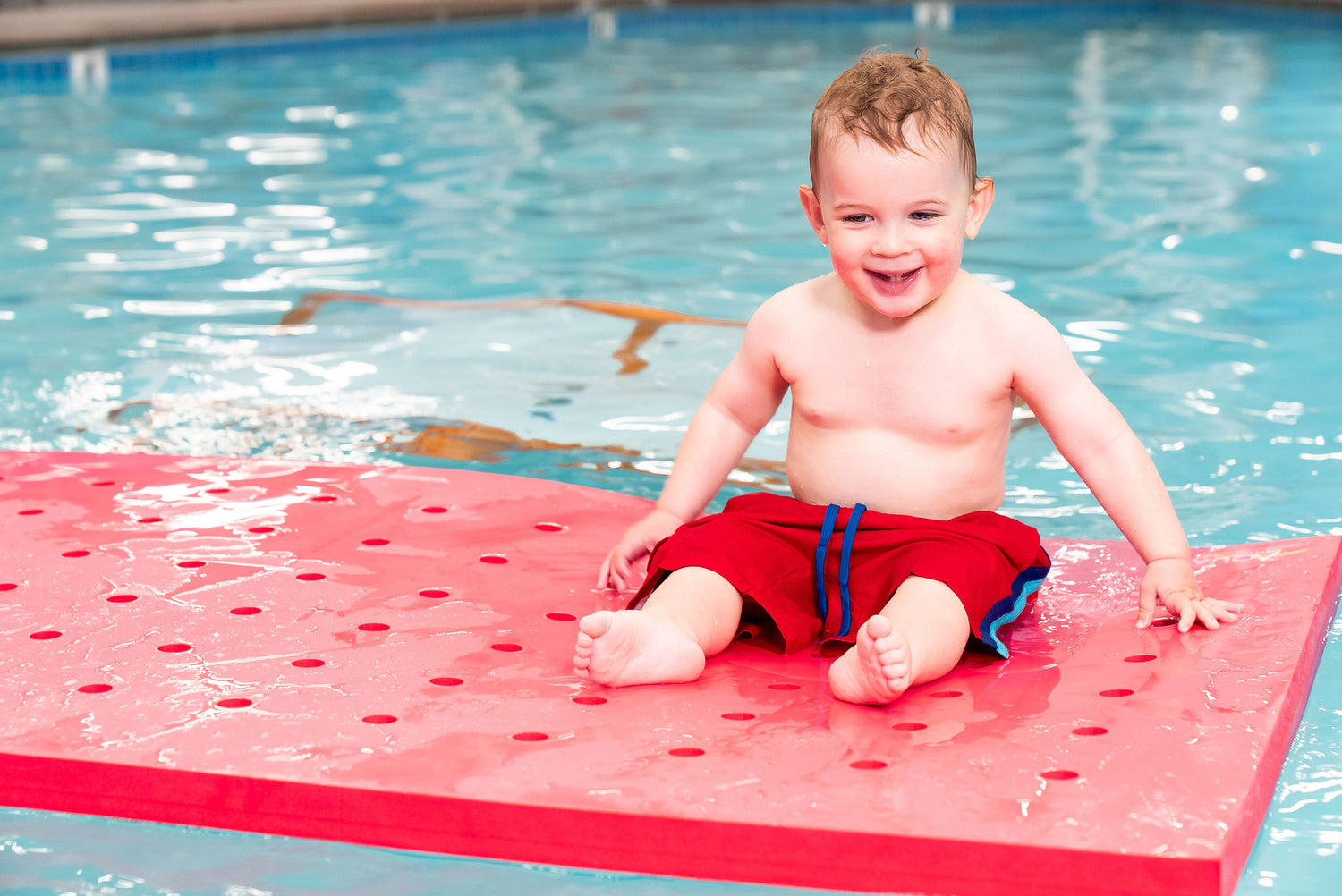 Swiss Cheese Foam Floating Mat – Made in the USA - Durable Swim Training Tool