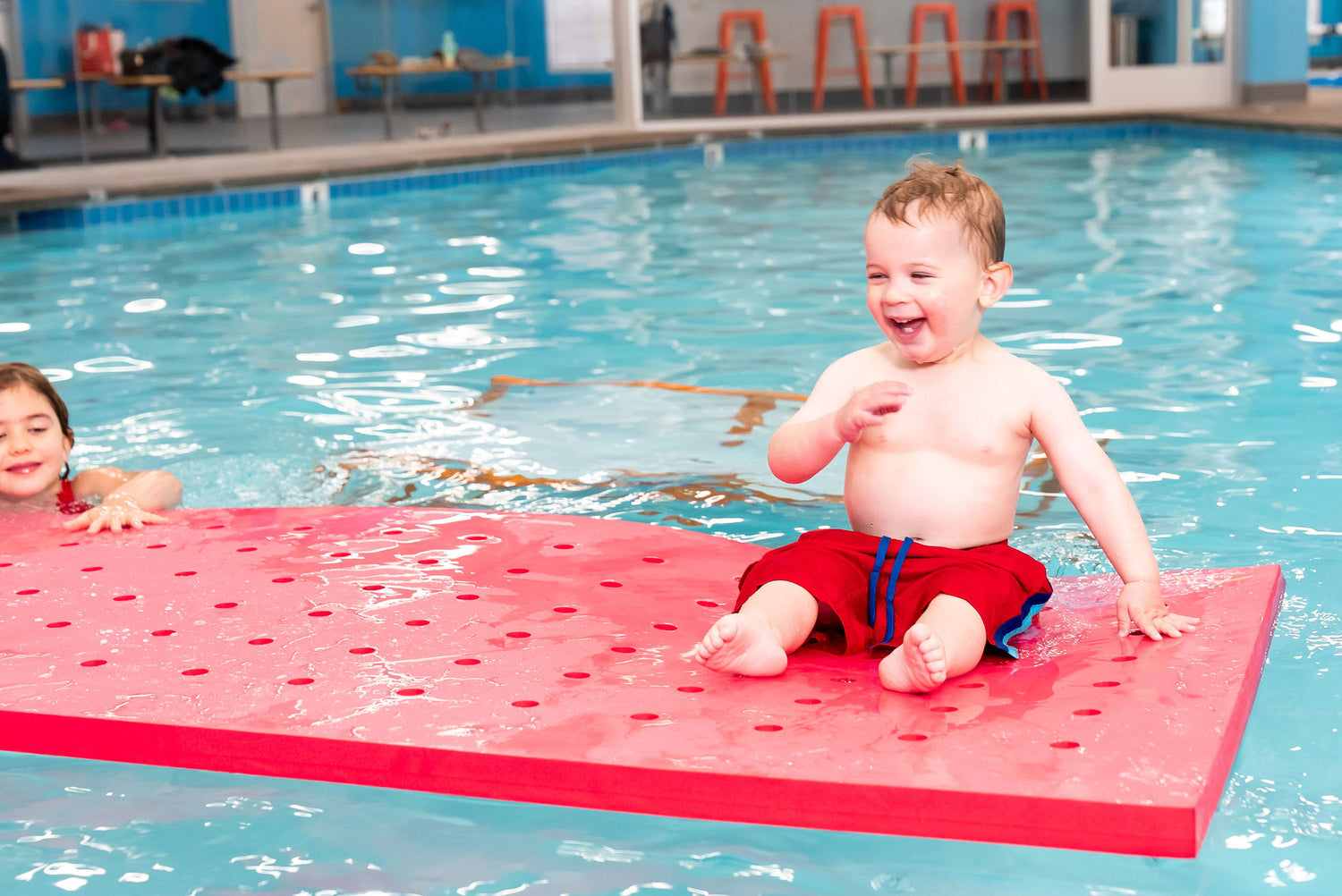 Swiss Cheese Foam Floating Mat – Made in the USA - Durable Swim Training Tool