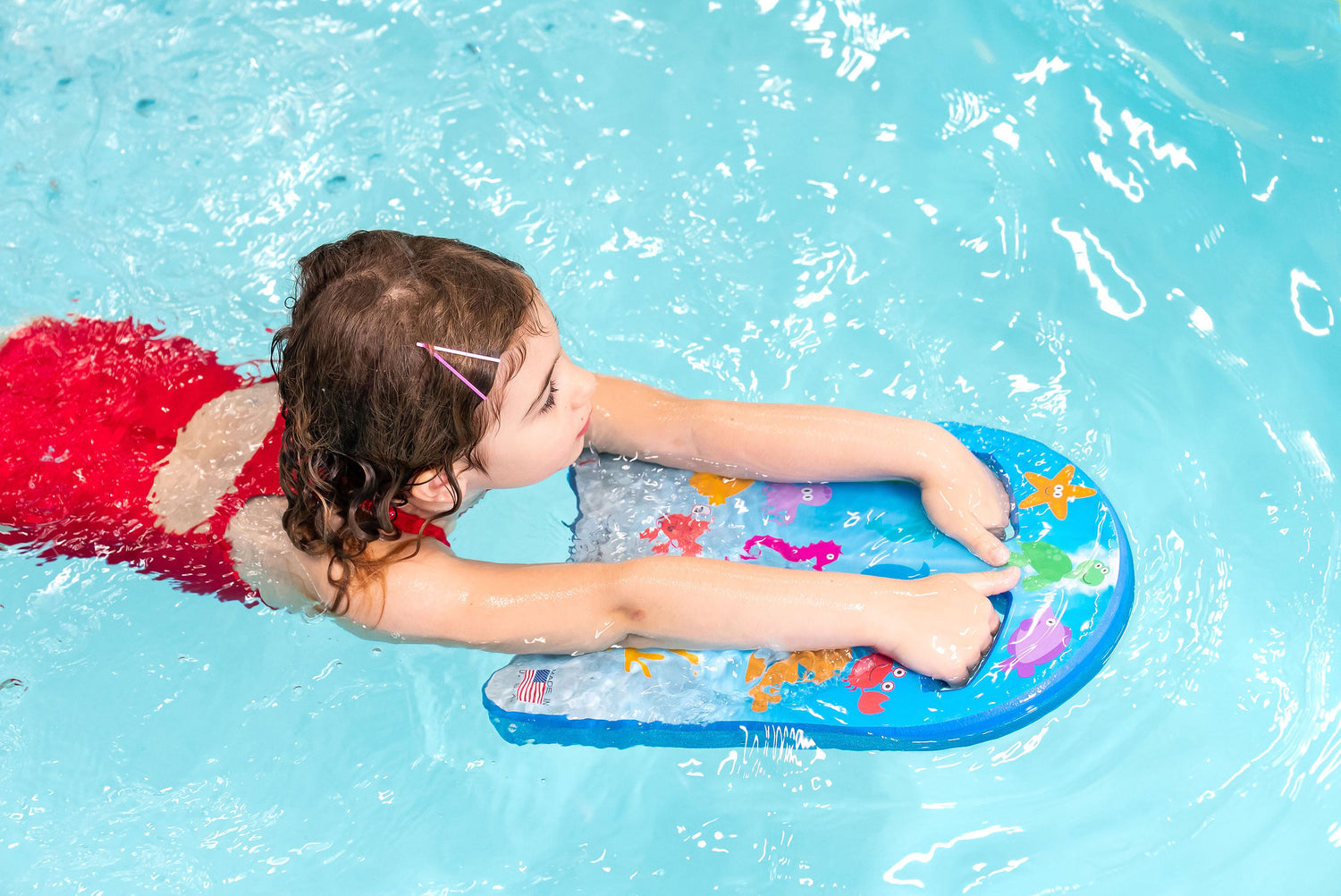 Aquamentor Sea Creatures Youth Kickboard - Durable Swim Training Aid