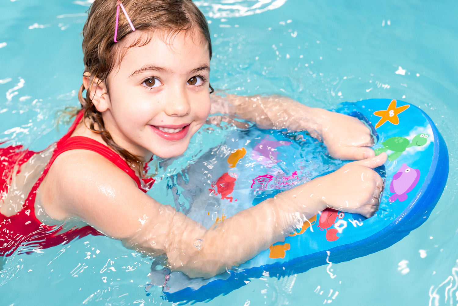 Aquamentor Sea Creatures Youth Kickboard - Durable Swim Training Aid