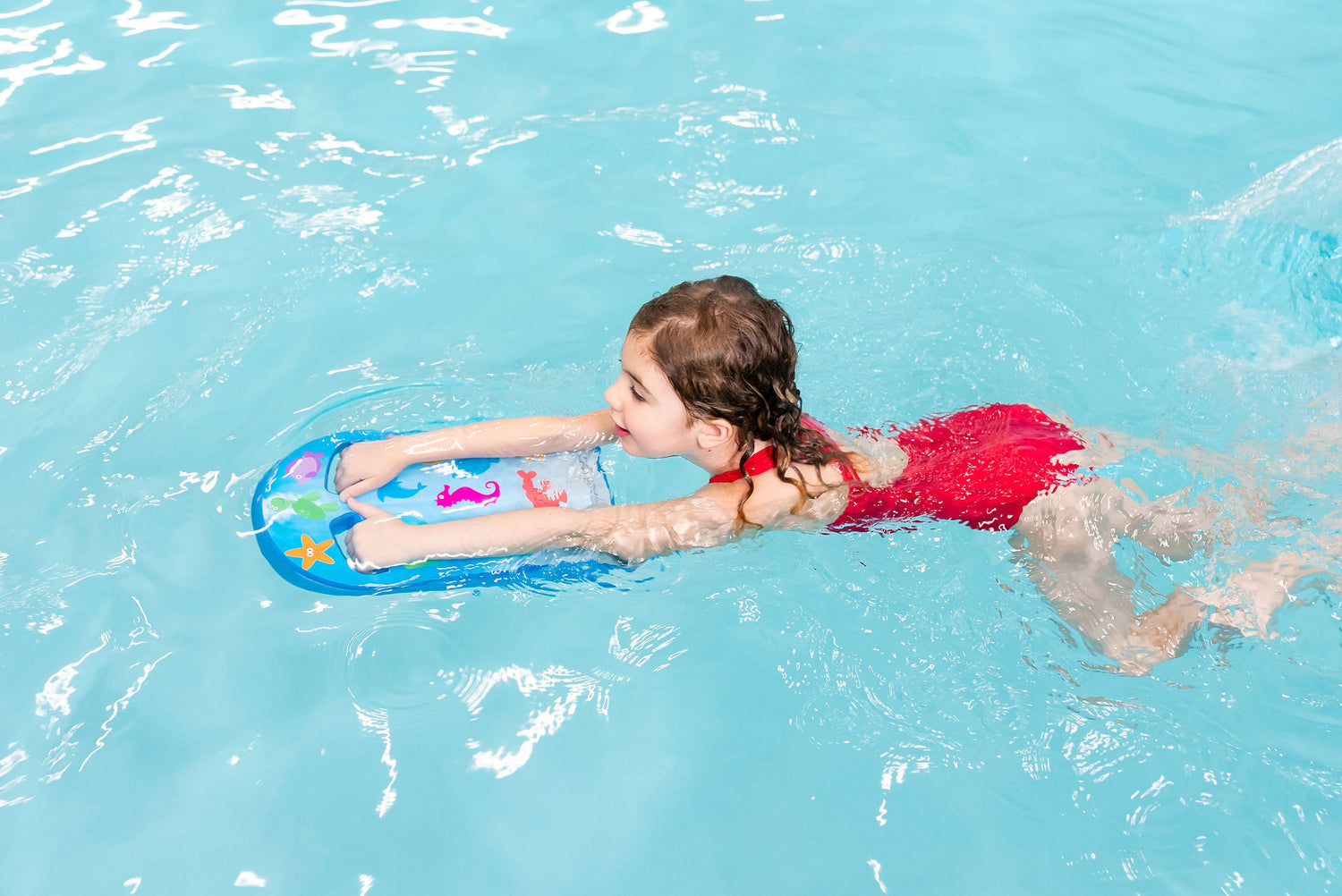 Aquamentor Sea Creatures Youth Kickboard - Durable Swim Training Aid