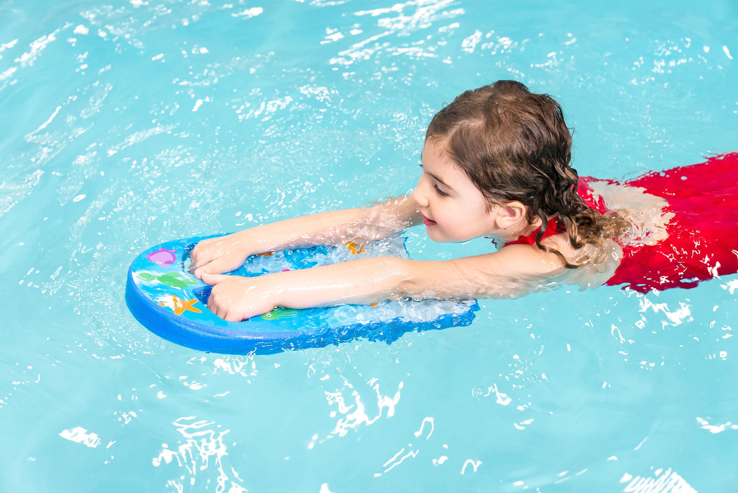 Aquamentor Sea Creatures Youth Kickboard - Durable Swim Training Aid