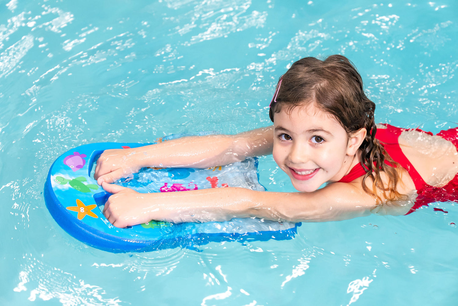 Aquamentor Sea Creatures Youth Kickboard - Durable Swim Training Aid