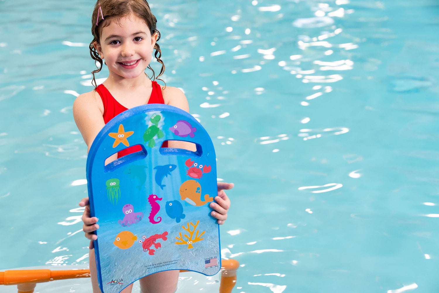 Aquamentor Sea Creatures Youth Kickboard - Durable Swim Training Aid