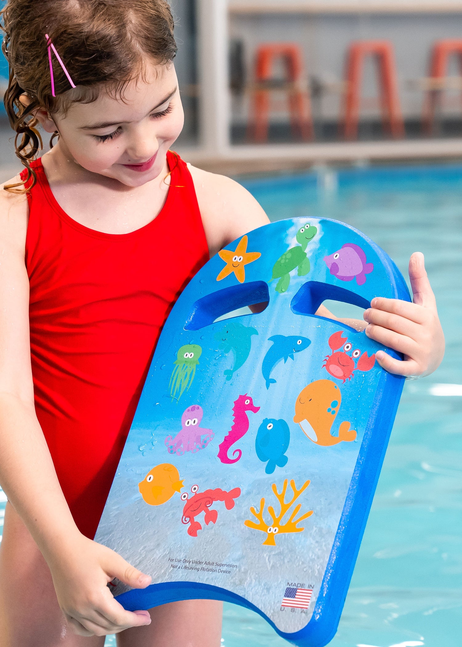 Aquamentor Sea Creatures Youth Kickboard - Durable Swim Training Aid