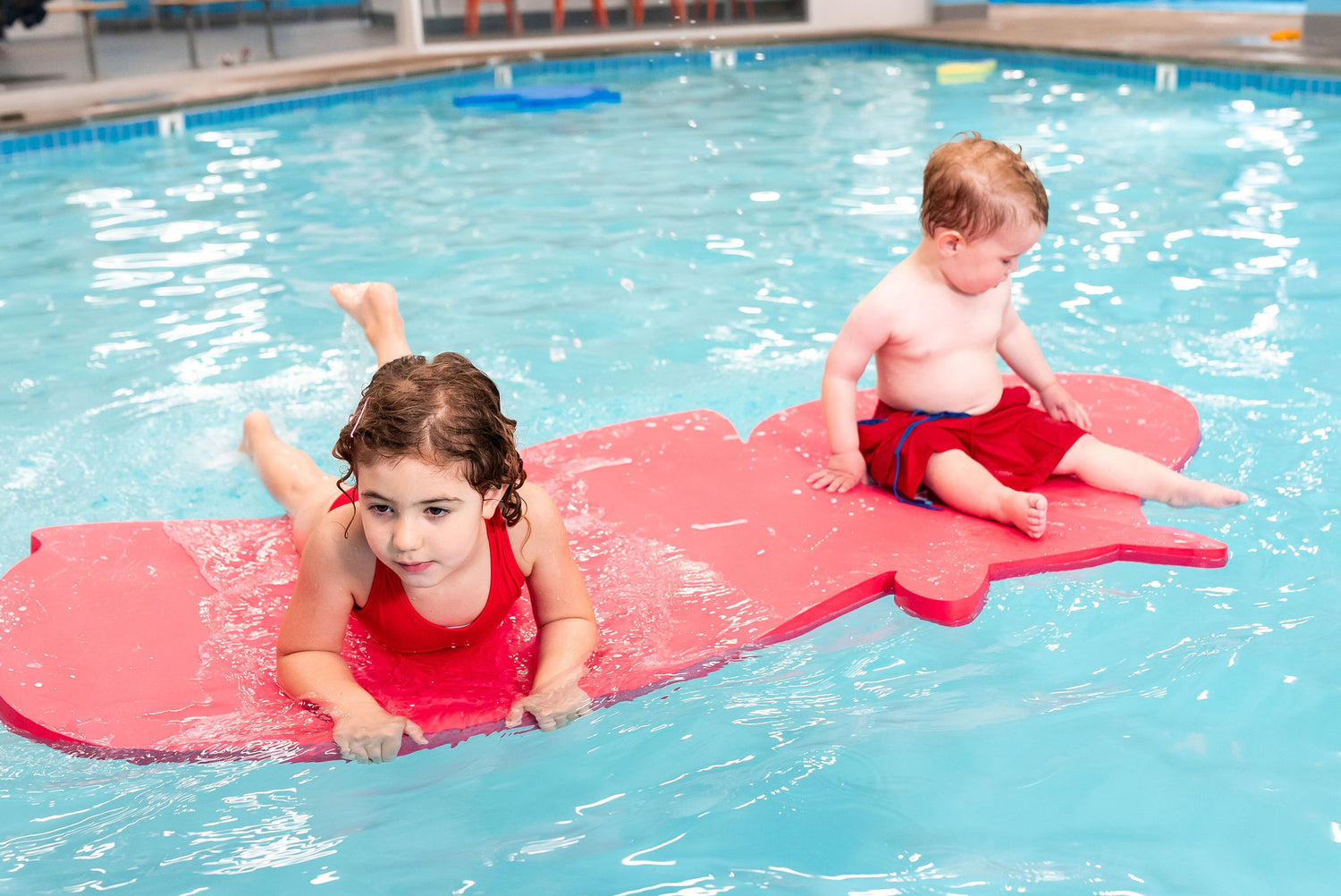 Hank the Hippo™ Foam Floating Mat – Made in the USA - Durable Swim Training Aid