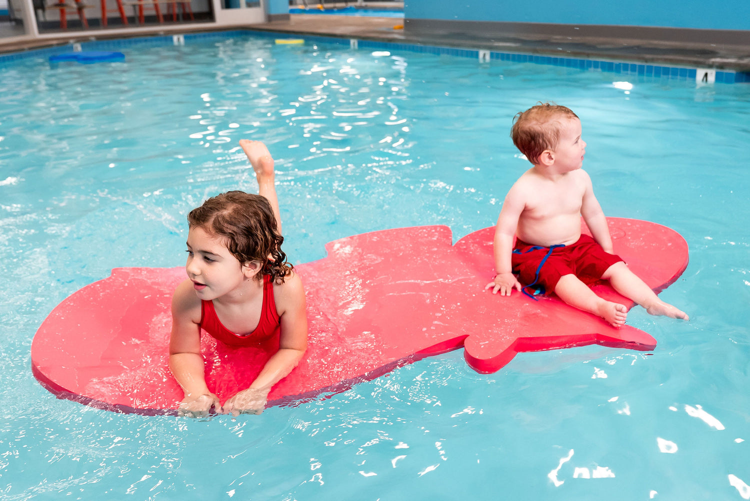 Hank the Hippo™ Foam Floating Mat – Made in the USA - Durable Swim Training Aid