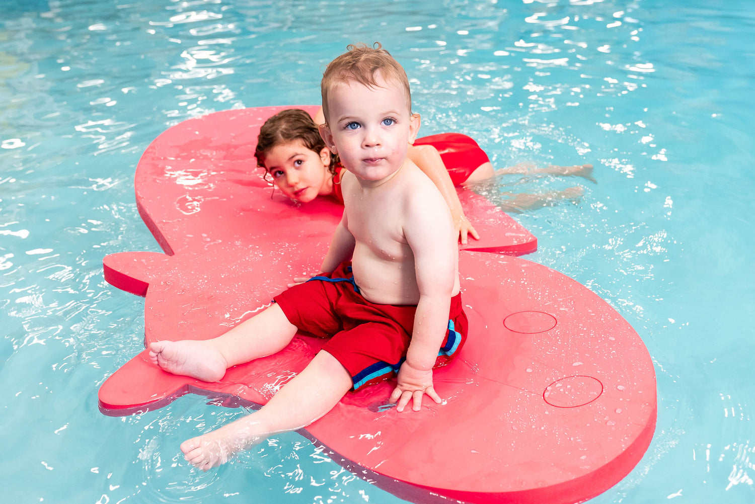 Hank the Hippo™ Foam Floating Mat – Made in the USA - Durable Swim Training Aid