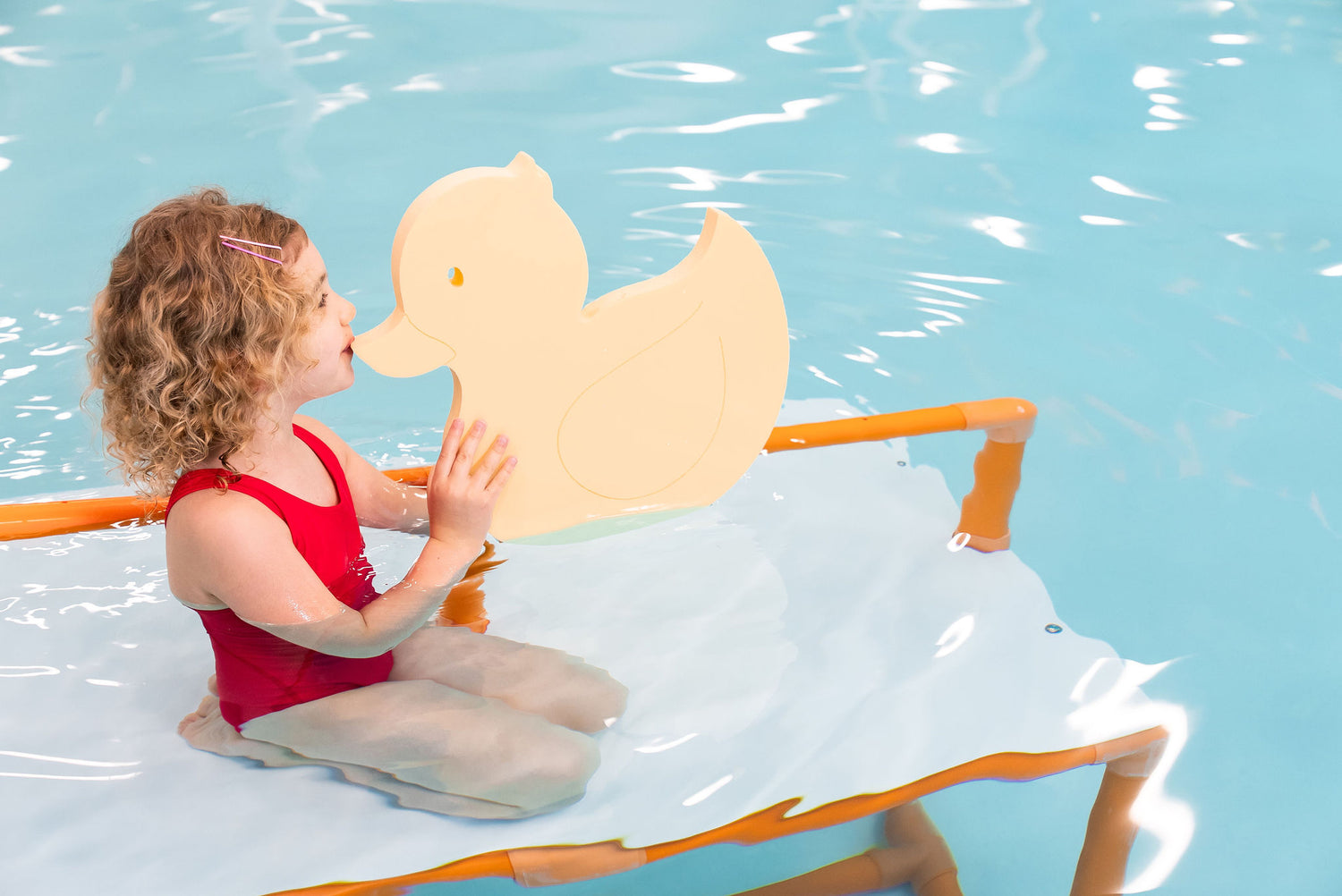 Michelle the Duck™ Foam Mat – Made in the USA – Playful, Durable Pool Float