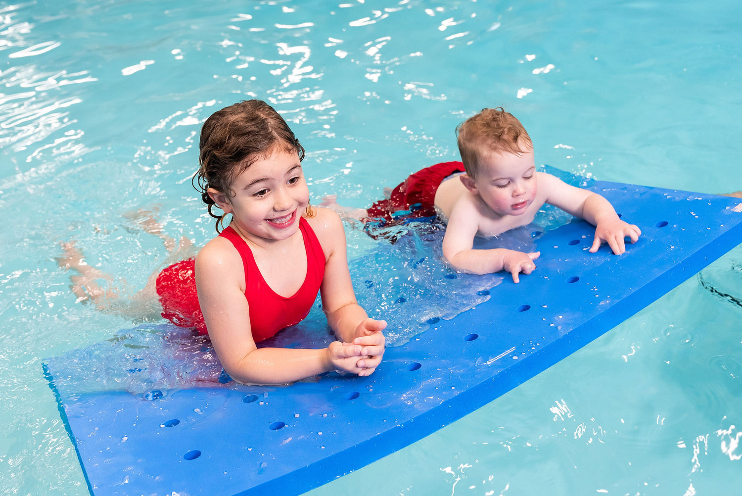 Swiss Cheese Foam Floating Mat – Made in the USA - Durable Swim Training Tool