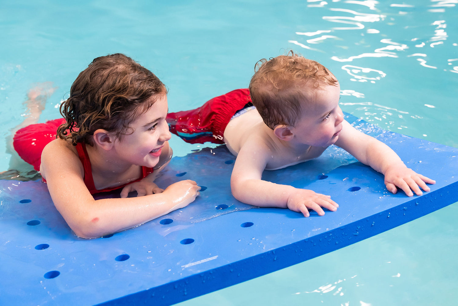 Swiss Cheese Foam Floating Mat – Made in the USA - Durable Swim Training Tool