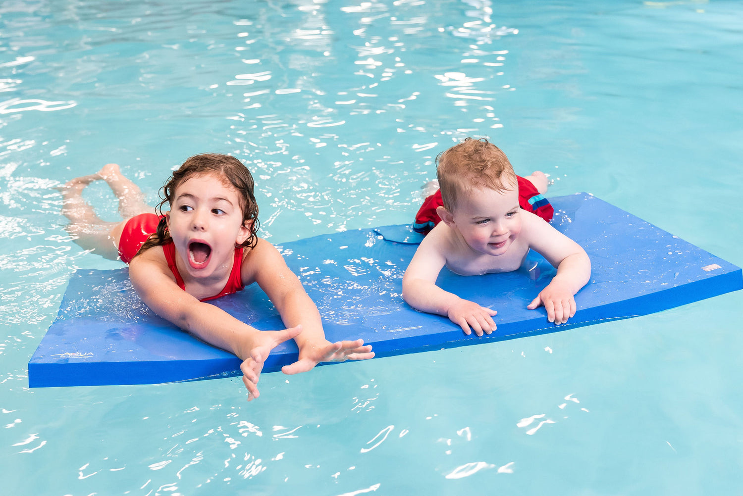 Aquamentor Rectangular Foam Floating Mat - Made in the USA - Durable Swim Training Aid