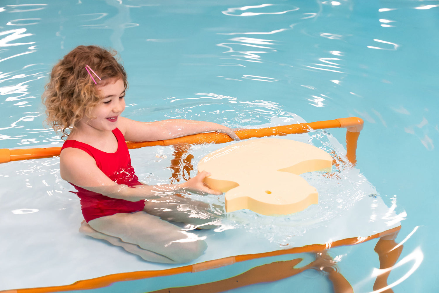 Michelle the Duck™ Foam Mat – Made in the USA – Playful, Durable Pool Float