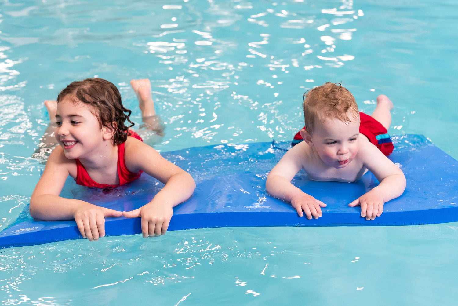 Aquamentor Rectangular Foam Floating Mat - Made in the USA - Durable Swim Training Aid