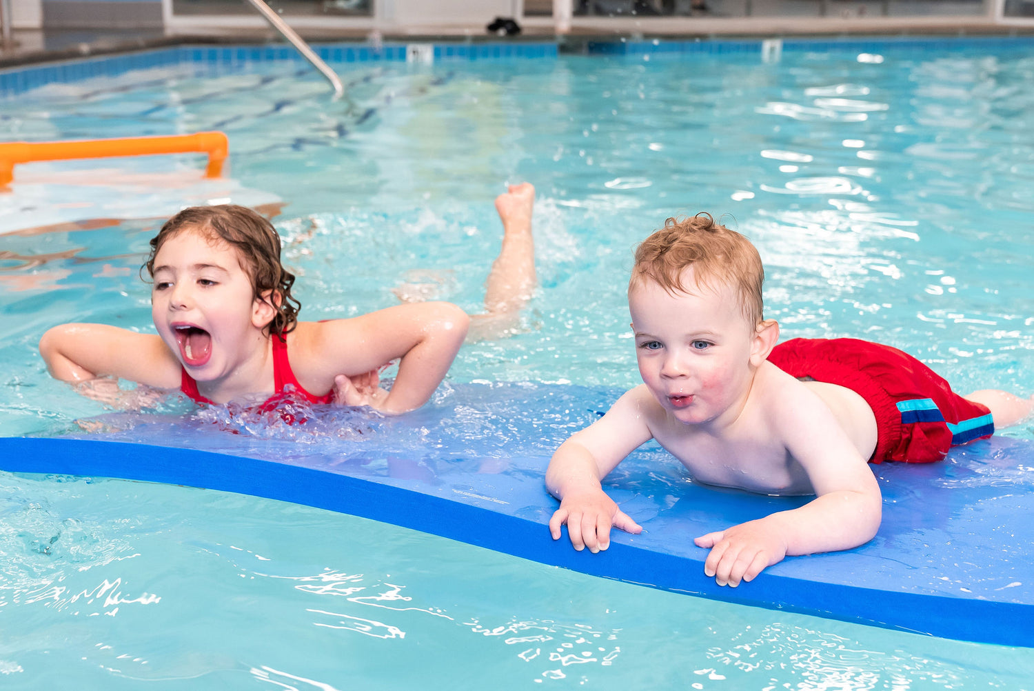 Aquamentor Rectangular Foam Floating Mat - Made in the USA - Durable Swim Training Aid