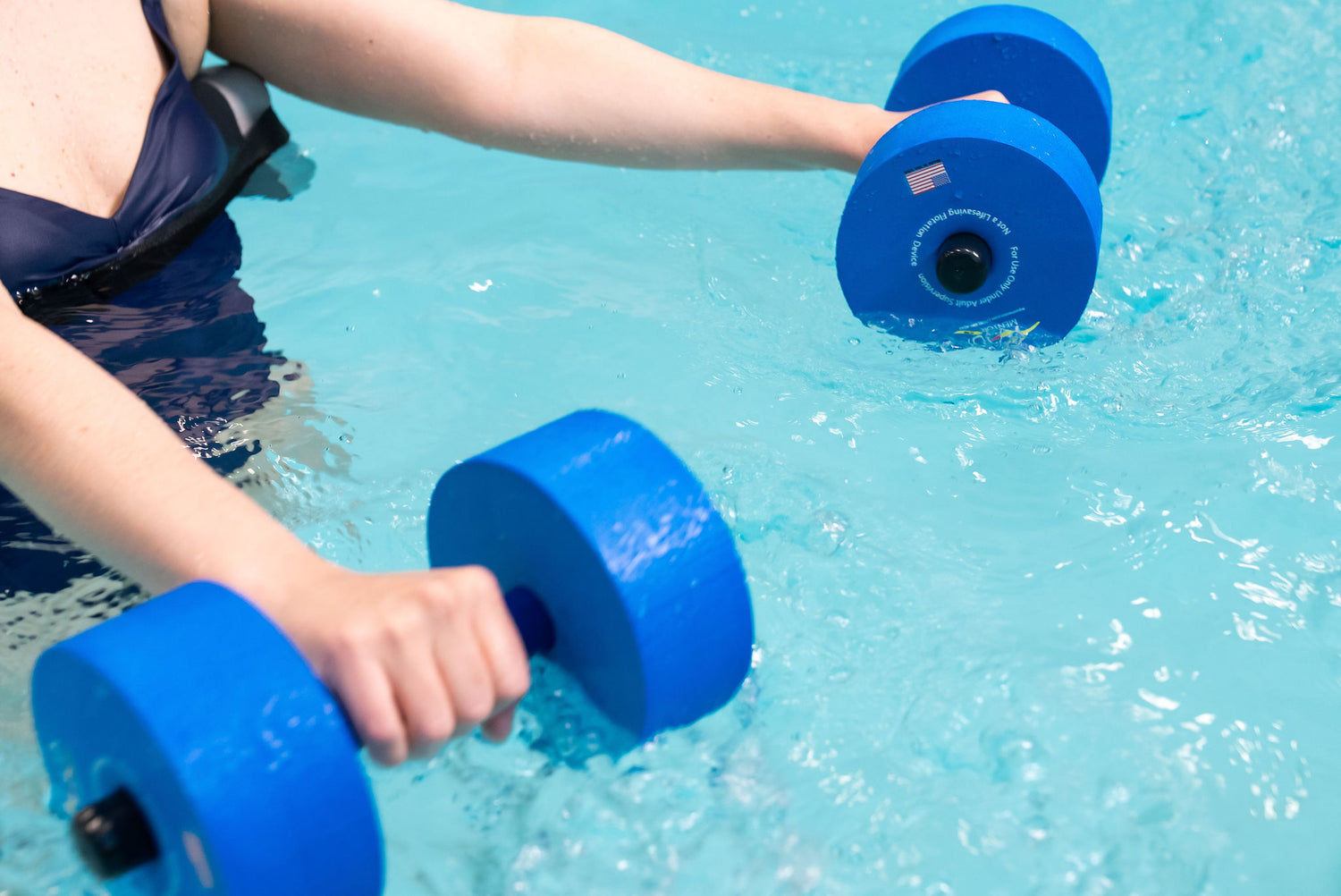 Aquamentor Medium Resistance Water Dumbbells (Pair of 2)