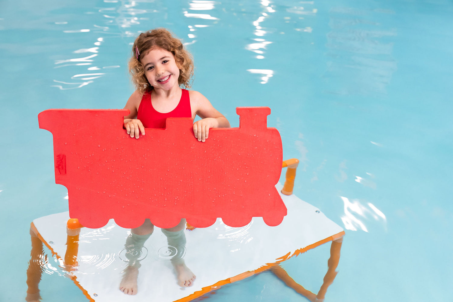 AquaTrain™ Foam Floating Mat – Made in the USA - Durable Swim Training Aid