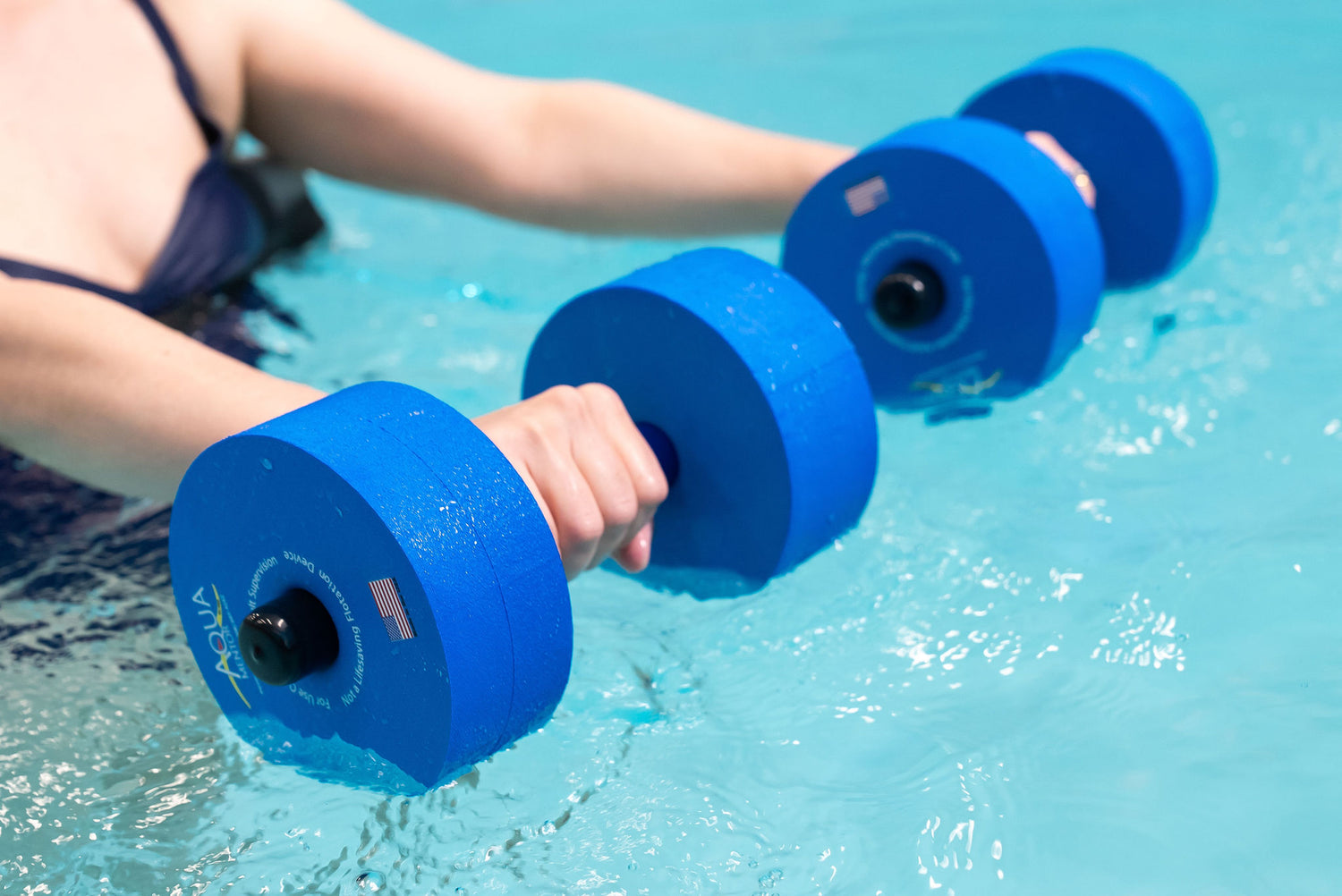 Aquamentor Medium Resistance Water Dumbbells (Pair of 2)