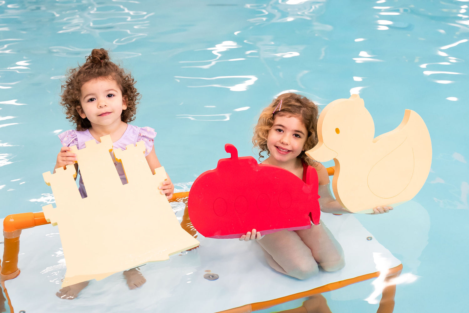 Aquamentor Sam's Submarine™ Foam Floating Mat – Made in the USA – Durable Swim Training Aid