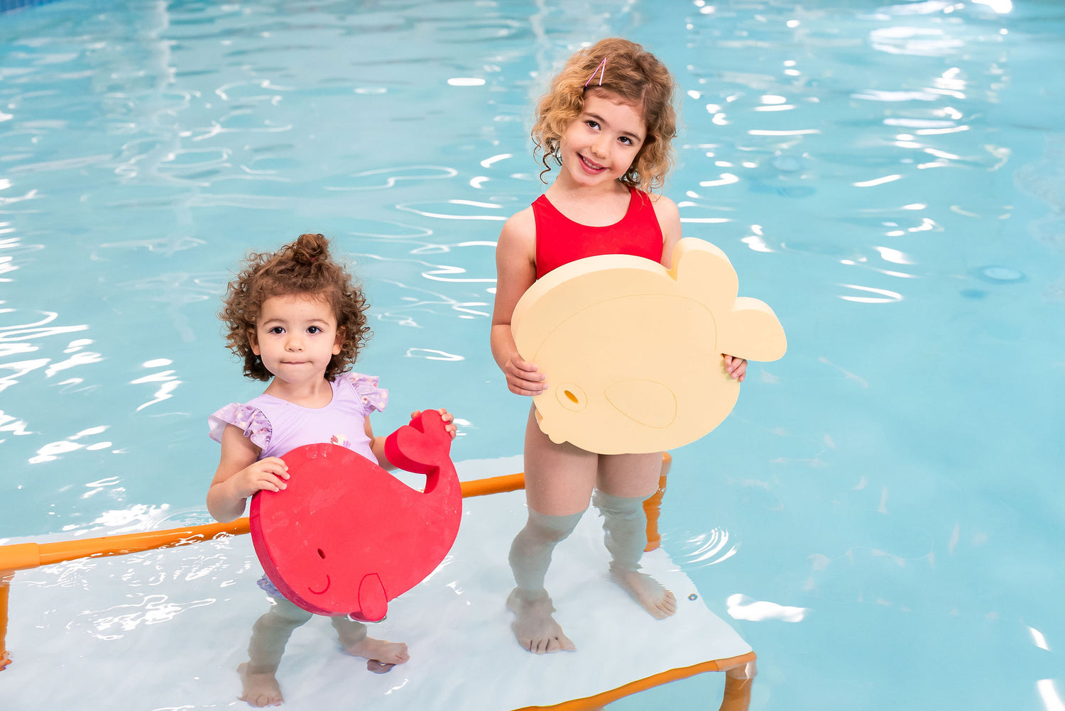 Frank the Fish™ Foam Floating Mat – Made in the USA - Durable Swim Training Tool