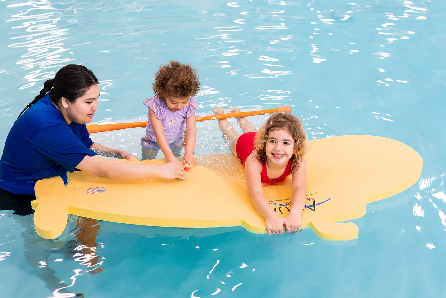 Aquamentor Sam's Submarine™ Foam Floating Mat – Made in the USA – Durable Swim Training Aid