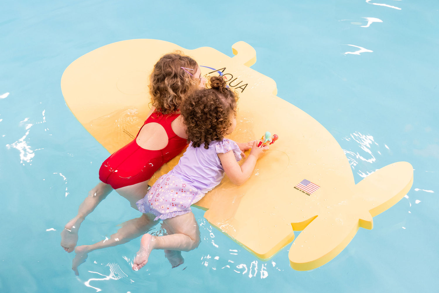 Aquamentor Sam's Submarine™ Foam Floating Mat – Made in the USA – Durable Swim Training Aid