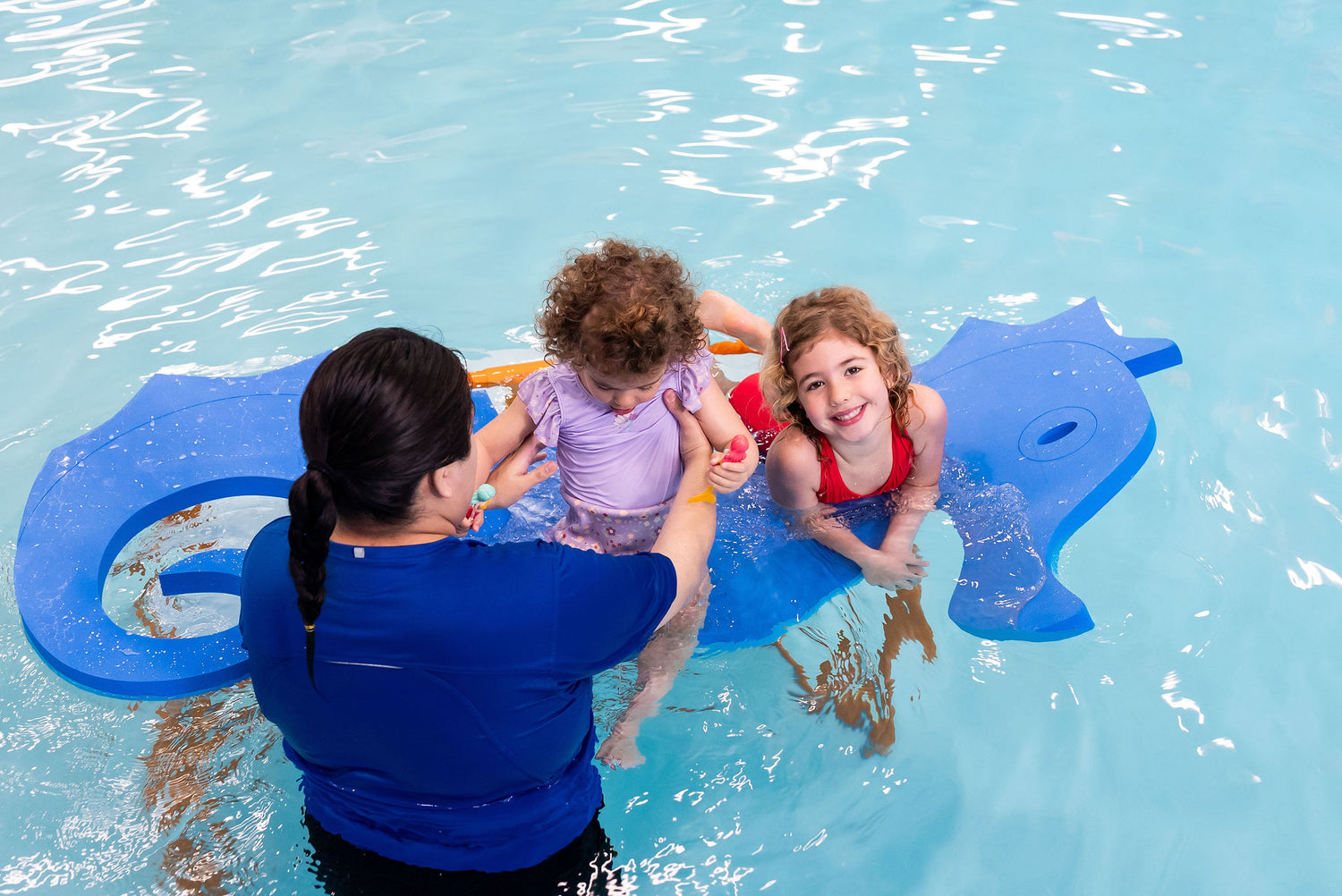 Johnny the Seahorse™ Foam Floating Mat – Made in the USA – Durable Swim Training Tool