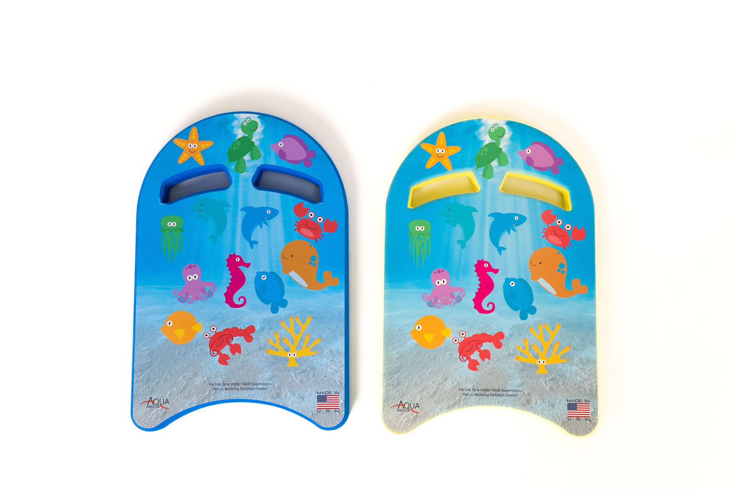 Aquamentor Sea Creatures Youth Kickboard - Durable Swim Training Aid