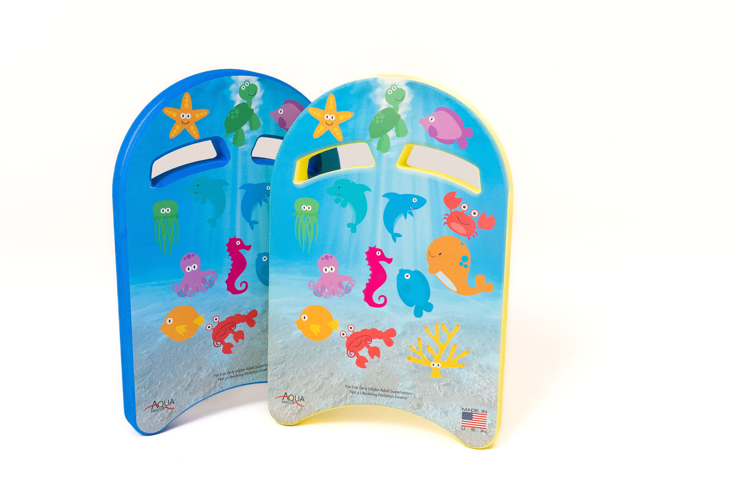 Aquamentor Sea Creatures Youth Kickboard - Durable Swim Training Aid