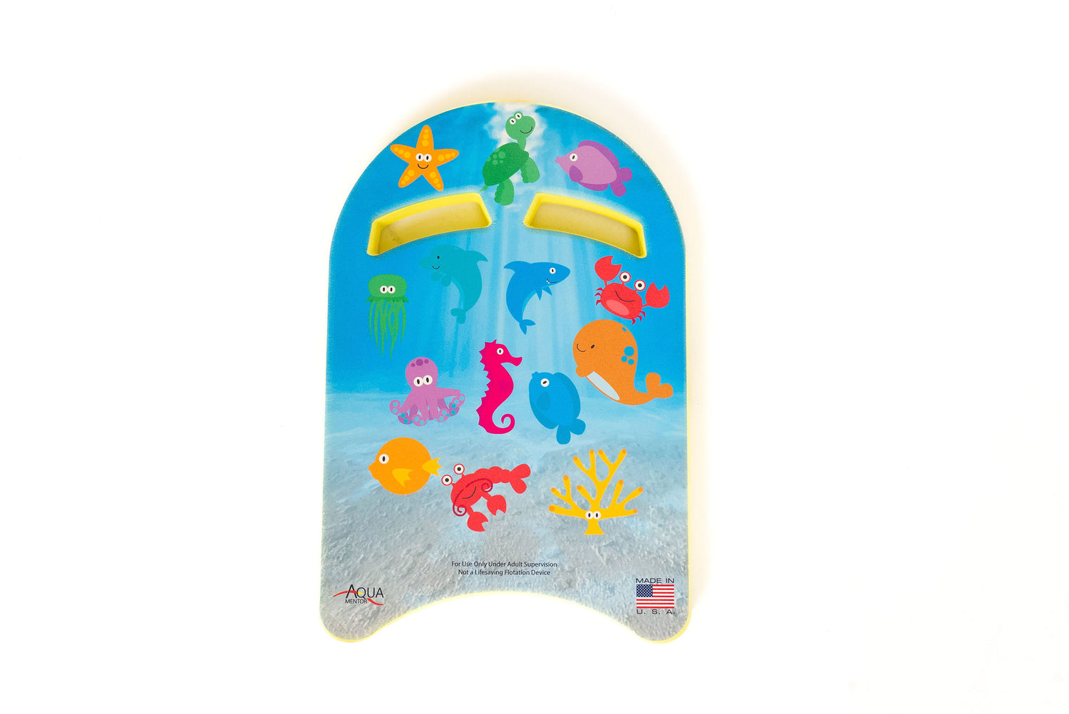 Aquamentor Sea Creatures Youth Kickboard - Durable Swim Training Aid