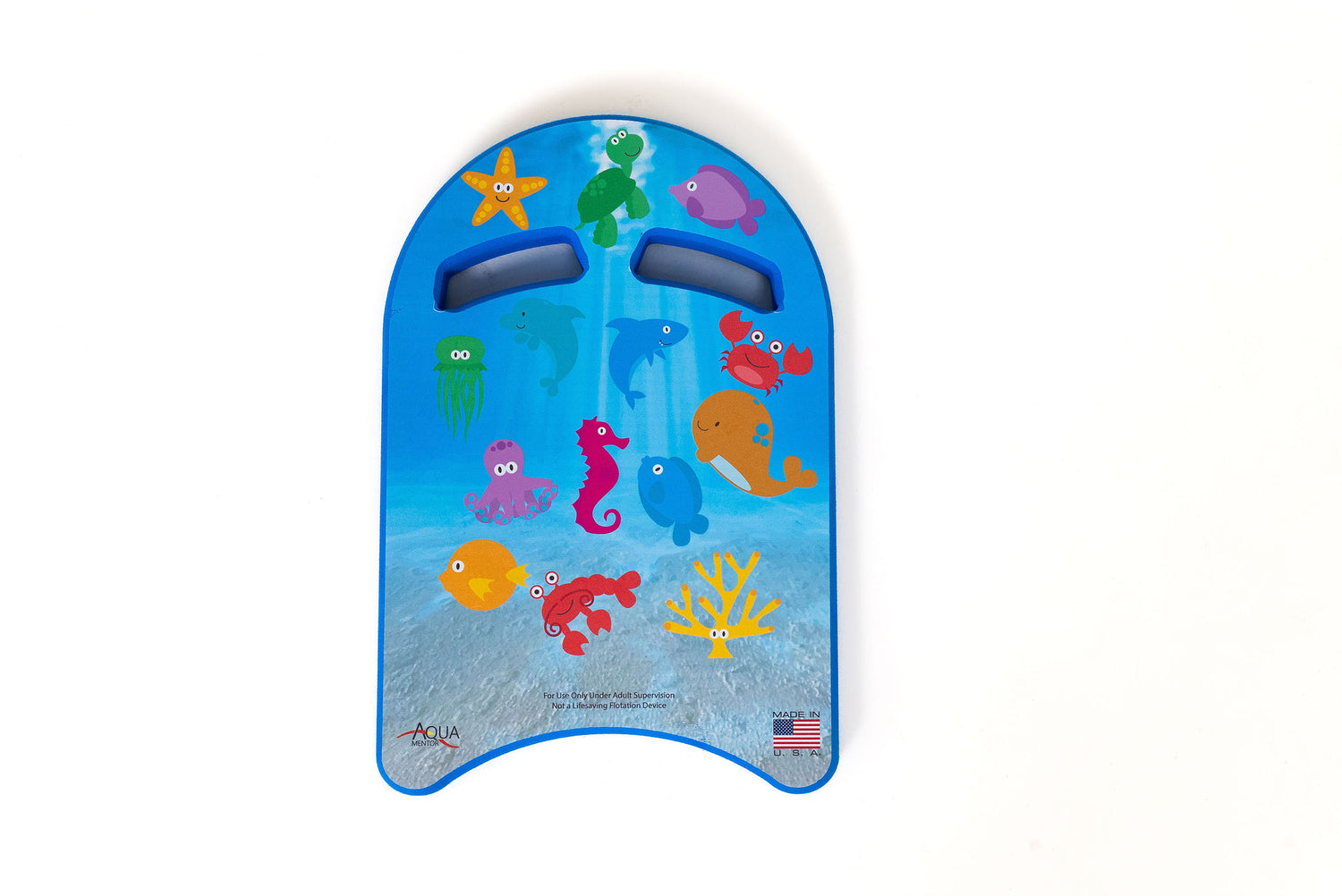 Aquamentor Sea Creatures Youth Kickboard - Durable Swim Training Aid