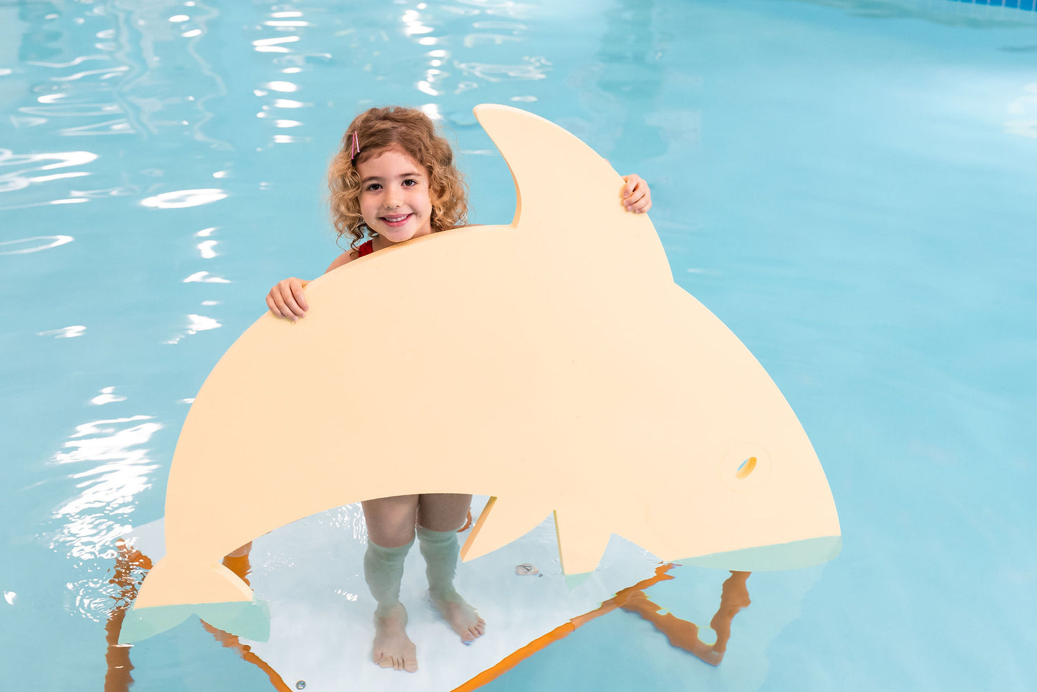 Max the Shark™ Foam Floating Mat – Made in the USA - Durable Swim Training Aid
