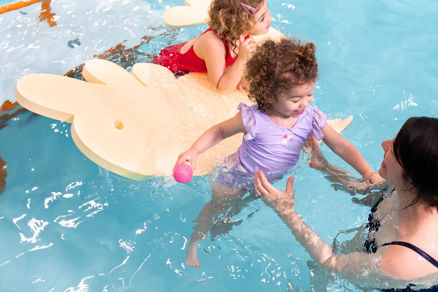 Dan the Dolphin™ Foam Floating Mat – Made in the USA - Durable Swim Training Tool